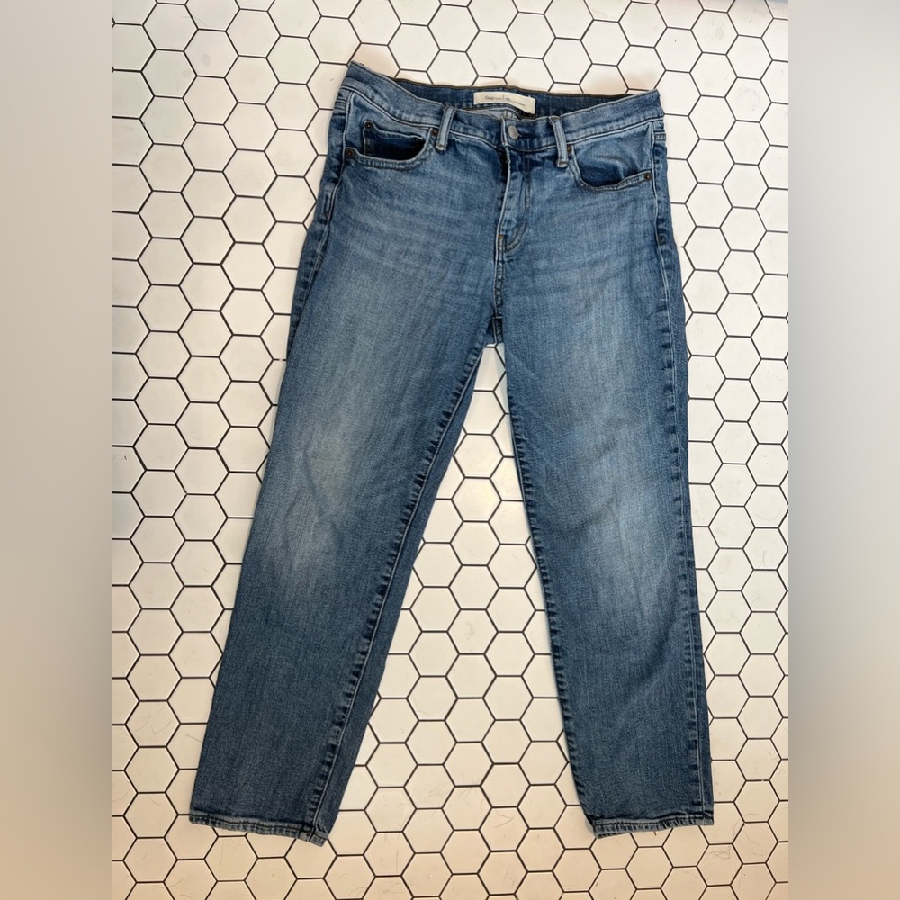 Gap jeans - medium vintage wash - straight leg - size 29 short (30”W 27”L)